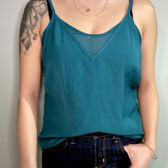 Teal tank top - Picture 2 of 3